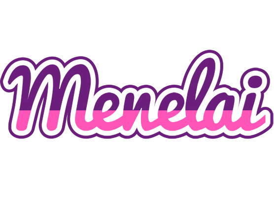 Menelai cheerful logo