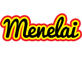 Menelai flaming logo