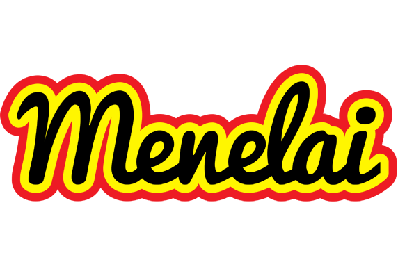 Menelai flaming logo