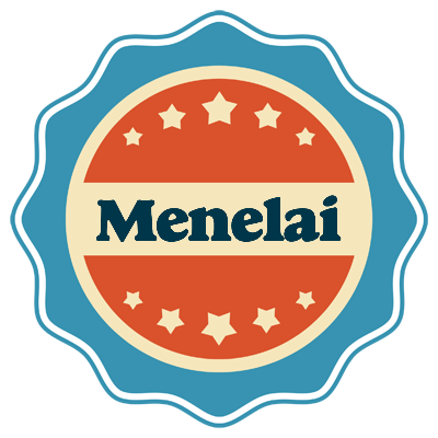 Menelai labels logo