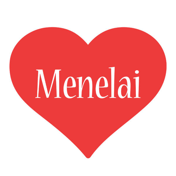 Menelai love logo