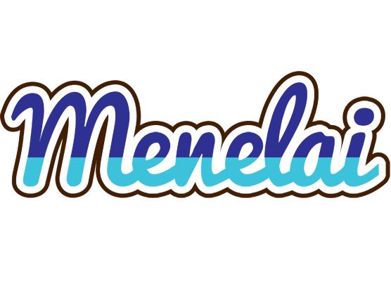 Menelai raining logo