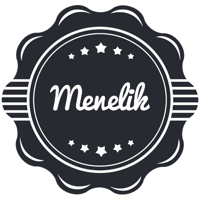 Menelik badge logo