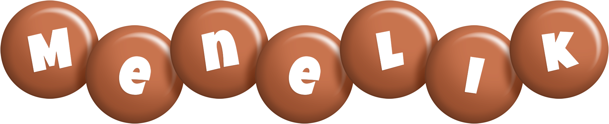 Menelik candy-brown logo
