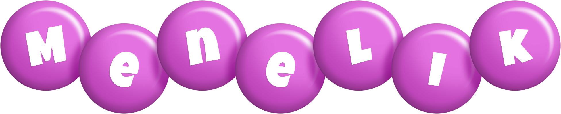 Menelik candy-purple logo