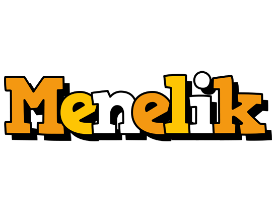 Menelik cartoon logo