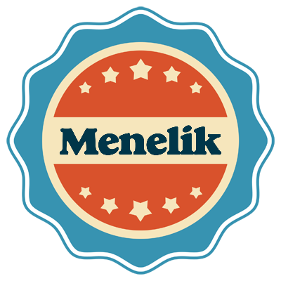 Menelik labels logo