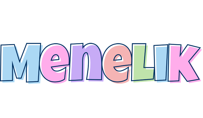 Menelik pastel logo