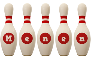 Menen bowling-pin logo