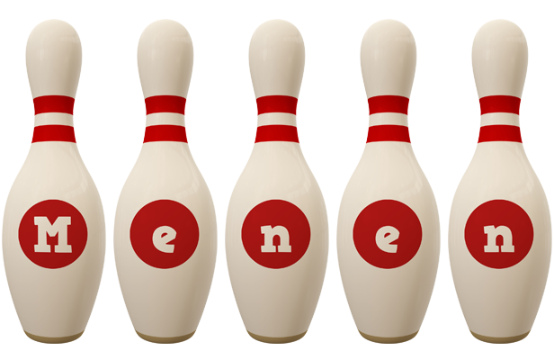 Menen bowling-pin logo