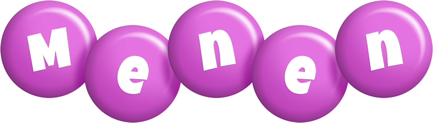 Menen candy-purple logo