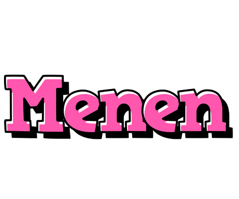 Menen girlish logo