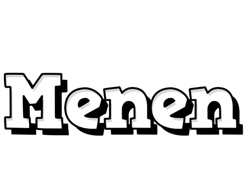 Menen snowing logo