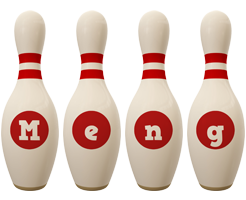 Meng bowling-pin logo