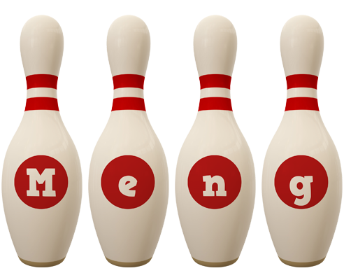 Meng bowling-pin logo