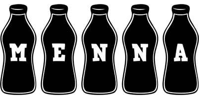 Menna bottle logo