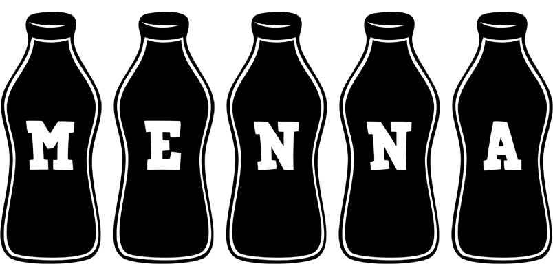 Menna bottle logo