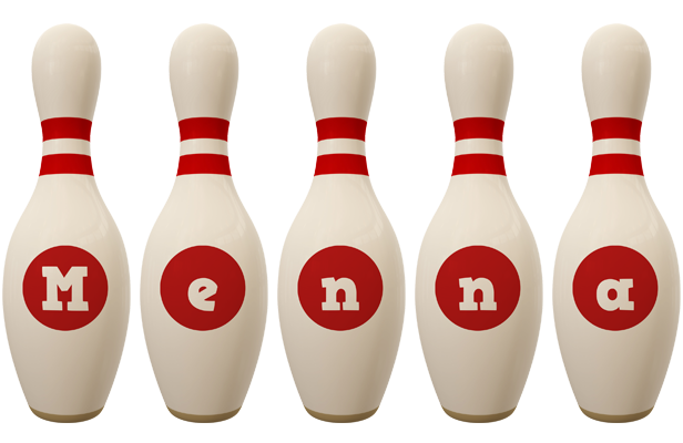 Menna bowling-pin logo