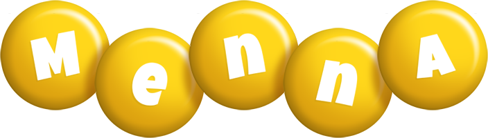 Menna candy-yellow logo