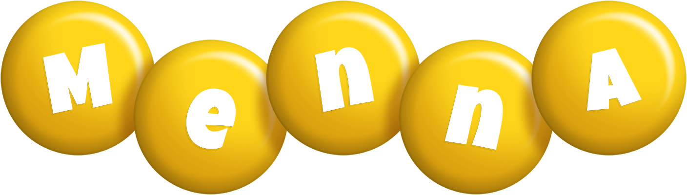 Menna candy-yellow logo