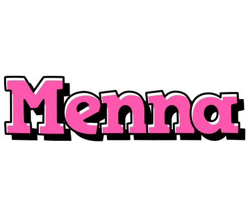 Menna girlish logo