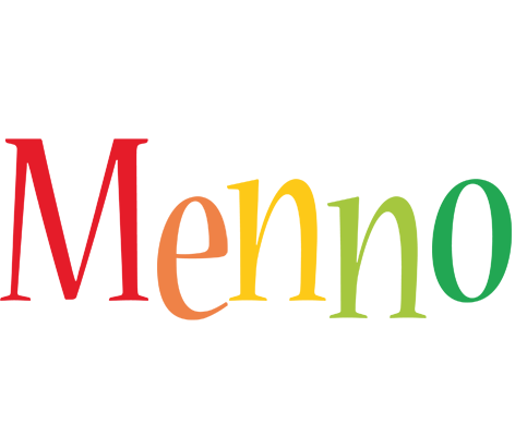Menno birthday logo