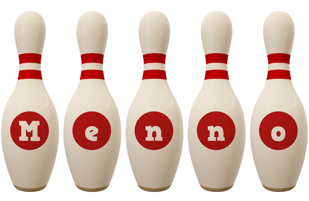 Menno bowling-pin logo