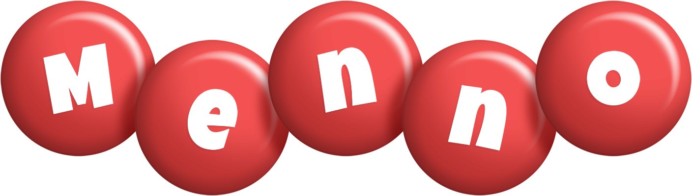 Menno candy-red logo