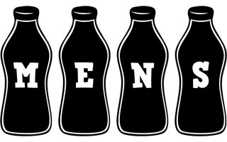 Mens bottle logo