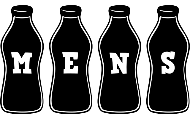 Mens bottle logo