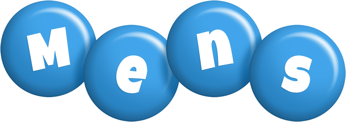 Mens candy-blue logo