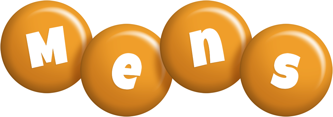 Mens candy-orange logo