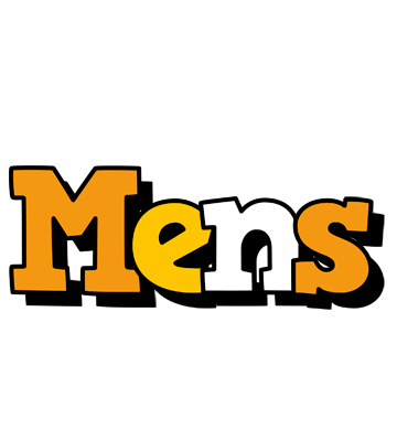 Mens cartoon logo