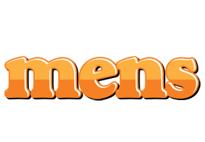 Mens orange logo