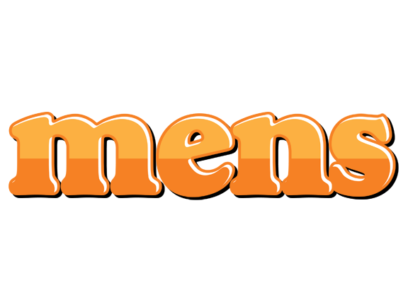 Mens orange logo