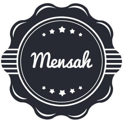Mensah badge logo
