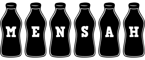 Mensah bottle logo