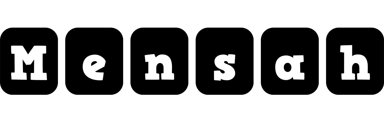 Mensah box logo