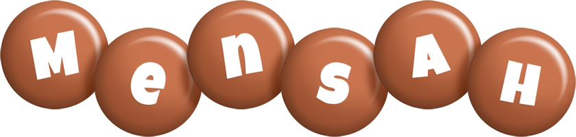 Mensah candy-brown logo