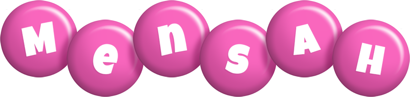 Mensah candy-pink logo