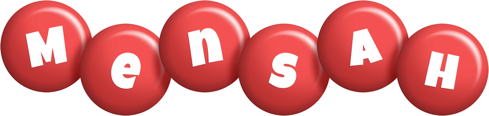 Mensah candy-red logo
