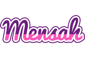 Mensah cheerful logo