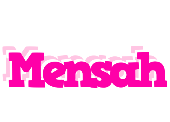 Mensah dancing logo