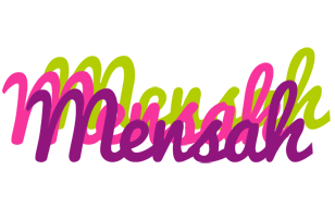 Mensah flowers logo