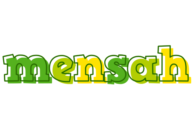Mensah juice logo