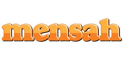 Mensah orange logo