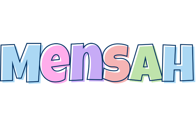 Mensah pastel logo