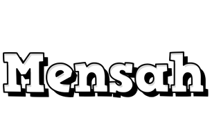 Mensah snowing logo