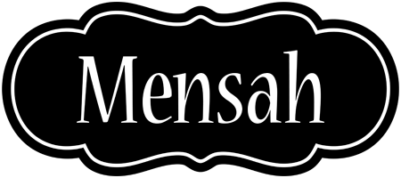 Mensah welcome logo