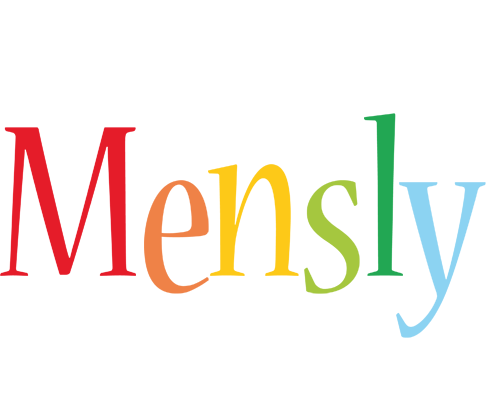 Mensly birthday logo